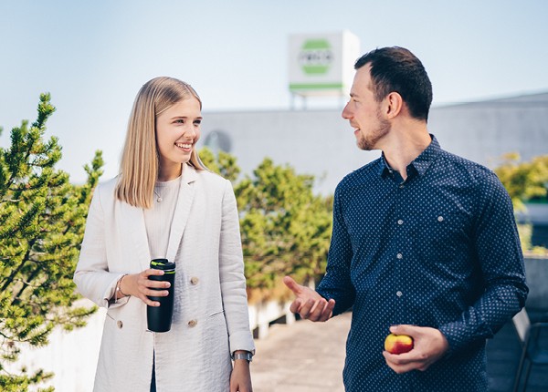 Studierende im Gespräch