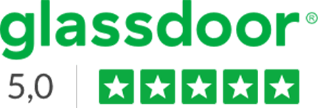 Glassdoor 5-Sterne-Bewertungslogo